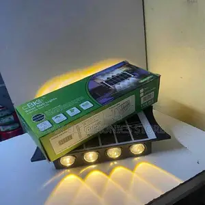 Dusk to Dawn Simple Design Walkway 8 Led Up Down Solar Wall Lights