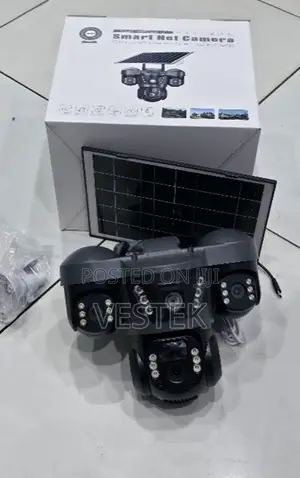 Triple Lens 3 Lens Solar CCTV Camera V380pro Security Outdoor CCTV
