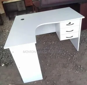 Allwhite Office Lshape Office Desk