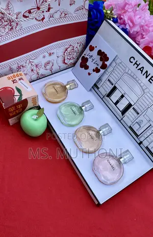 Ladies Scented Candle X Chanel Chance Birthday Perfume Gift Set