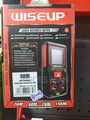 Wiseup 70m Laser Distance Meter Digital Measure Tool Ip54