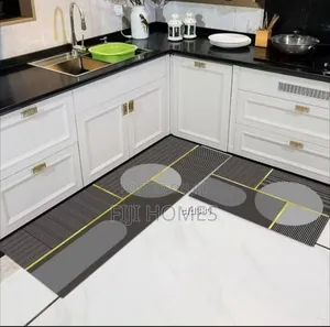 2-Piece Kitchen Mats | Super Non-Slip Rubber Backing