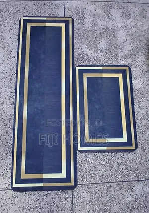 2-Piece Kitchen Mats | Super Non-Slip Rubber Backing