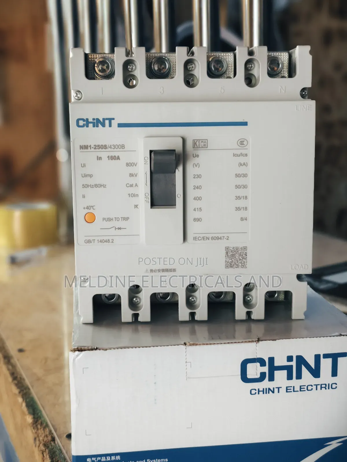 Chint 160a Mccb 4pole