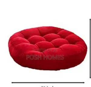 Round Red Comfortable Pillows
