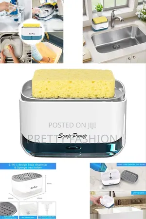 2in1 Soap Pump and Soap Caddy