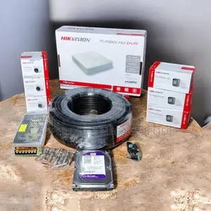 Energy Saving Hikvision 6 1080p Hd 2mp CCTV Cameras Full System Kit