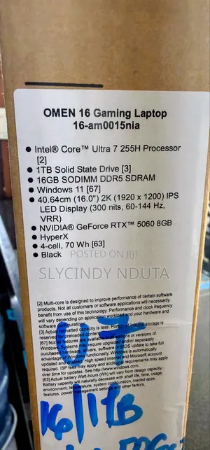 New Laptop HP 16GB Intel Core Ultra 7 SSD 1T