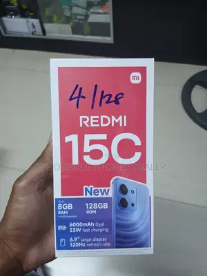New Xiaomi Redmi 15C 4G 128 GB Black