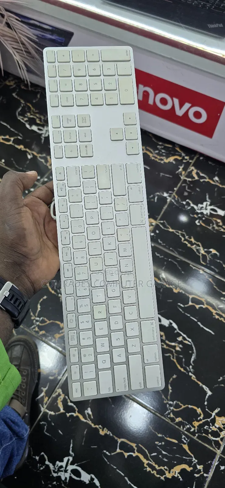 Apple Wired Aluminum Keyboard, Identified by the Model Number A1243