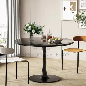 Marble Round Home Office Dining Table