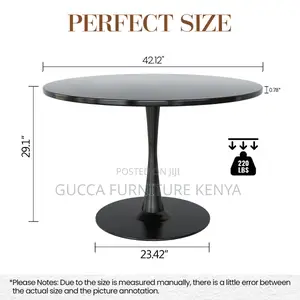 Marble Round Home Office Dining Table