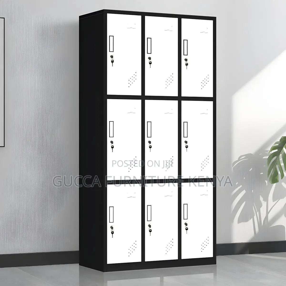 9-doors Metallic Office Locker Cabinet