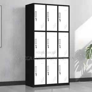 9-doors Metallic Office Locker Cabinet