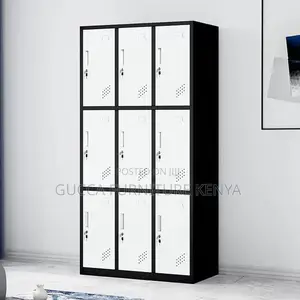 9-doors Metallic Office Locker Cabinet