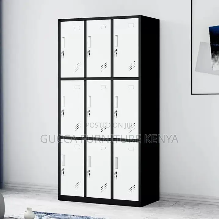 9-doors Metallic Office Locker Cabinet