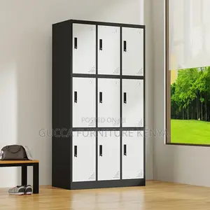9-doors Metallic Office Locker Cabinet