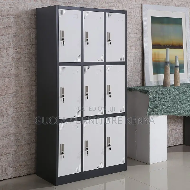9-doors Metallic Office Locker Cabinet