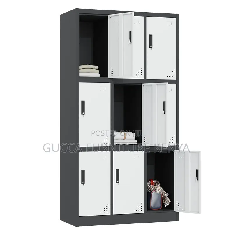 9-doors Metallic Office Locker Cabinet