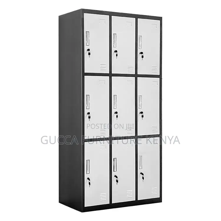 9-doors Metallic Office Locker Cabinet