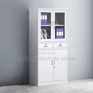 2-door Glass Front Office Filling Cabinet