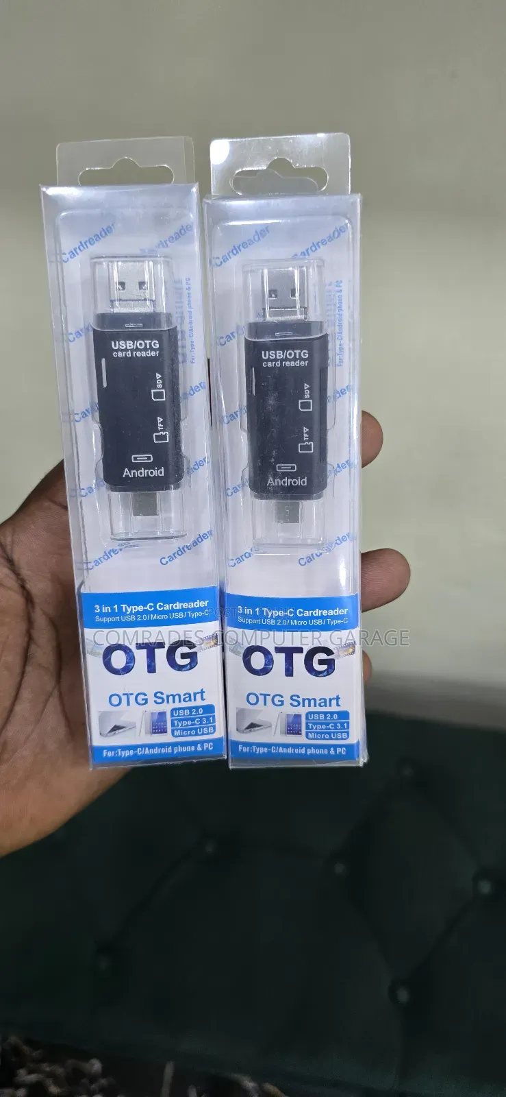 3-in-1 Otg Smart Card Reader