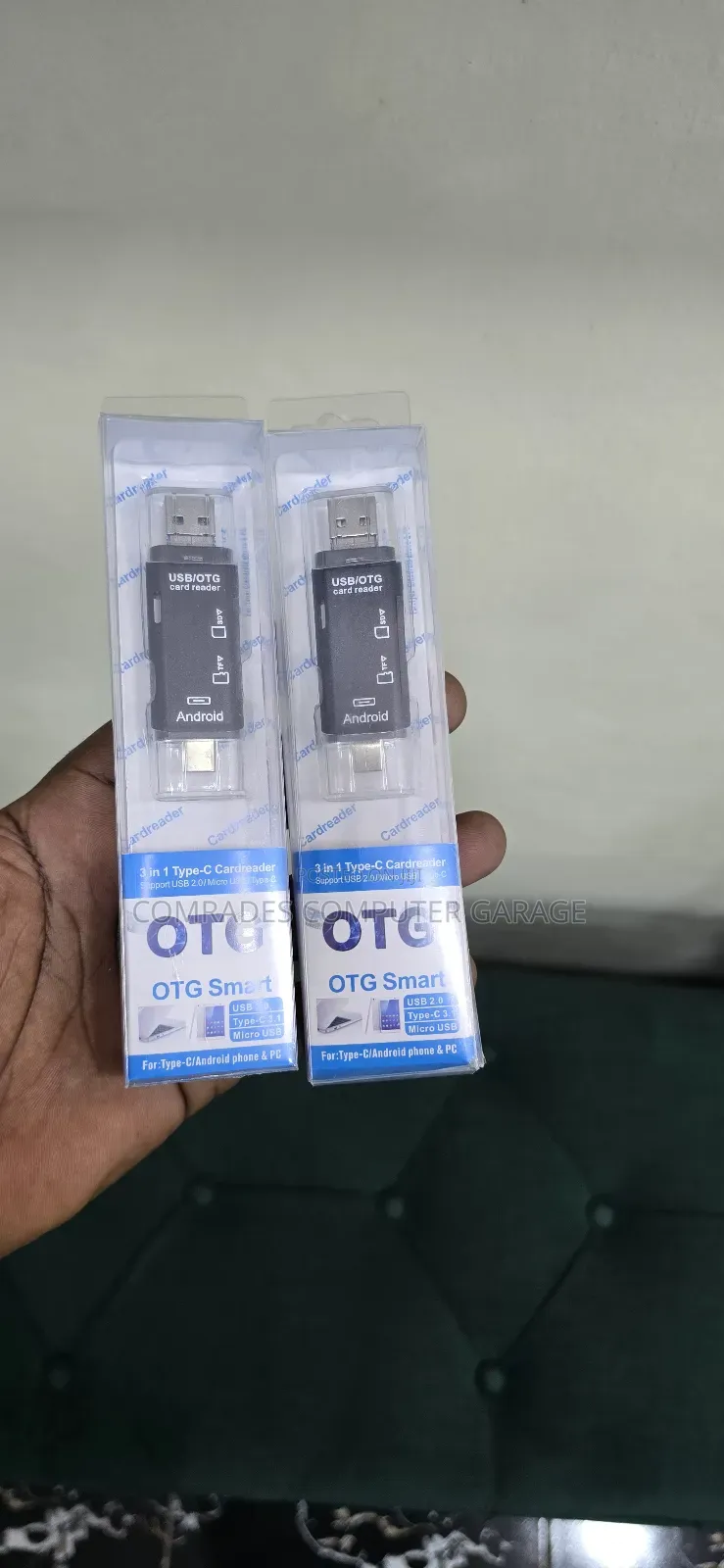 3-in-1 Otg Smart Card Reader