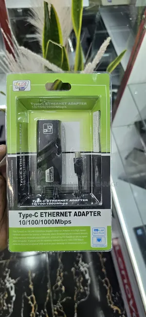 Type-C to Ethernet Adapter Connect Usb-C Devices to a Wired Network.