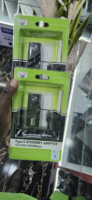Type-C to Ethernet Adapter Connect Usb-C Devices to a Wired Network.