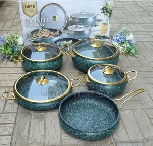 9pcs Granite Coating Kitchen Cookware Set 9pcs