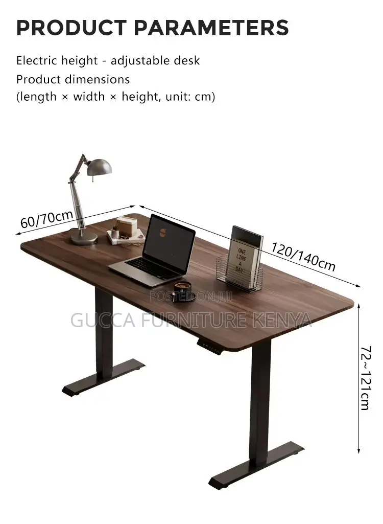 Modern Height Adjustable Electric Study Desk