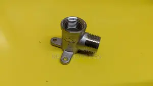 Stainless Steel Wall Plate Elbow 1/2f X 1/2m