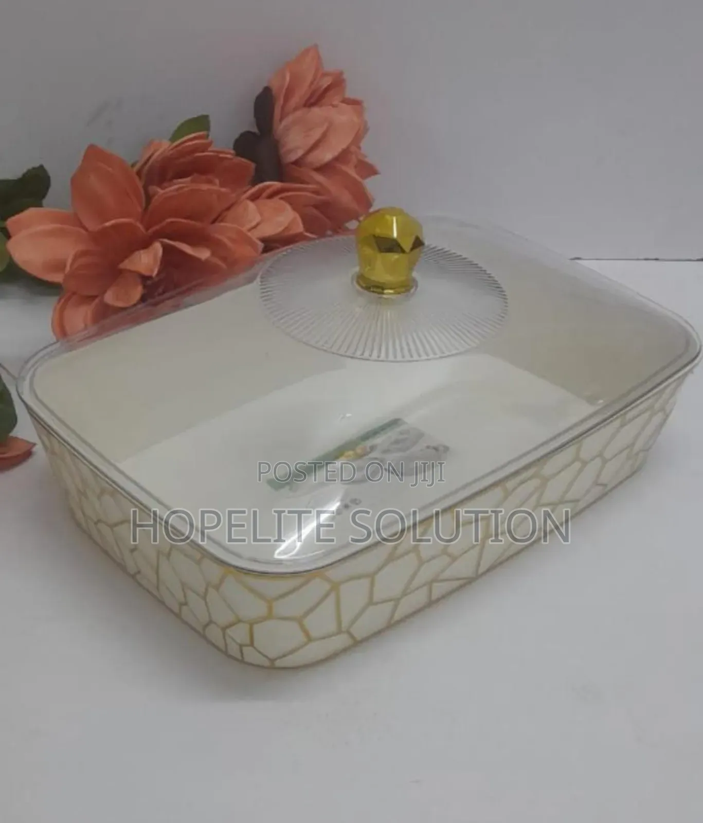 Transparent Fruit Serving Tray
