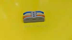 Pack of 5 Wago Style 3 Way Lever Wire Connector 32a