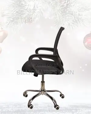 Ergonomic Work Chair | Space-Saving Fit, Lumbar Support Built-In