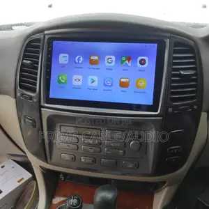 Toyota Land Cruiser Lc 100 2005-2009 Fitted With 10 Inch Android Radio