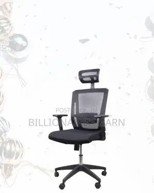 Ergonomic Mesh Task Chair • All-Day Comfort, Nylon Base Stability