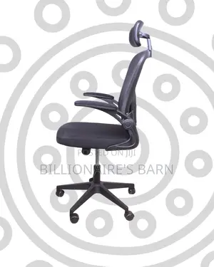 Flip-Up Arms Office Chair for Small Desks | Smooth Movement