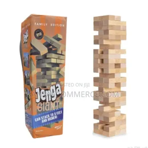Wooden Giant Jenga Stack and Pull Game