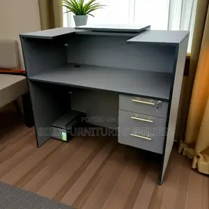 Grey Reception Desk