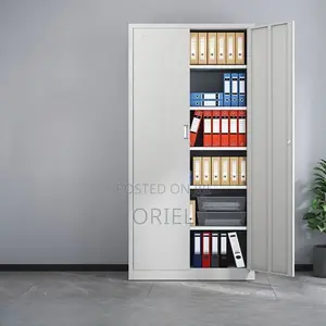 Office Cabinets; High-Capacity 2-Door Steel Storage Cabinet
