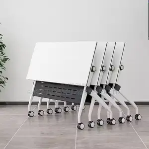 Foldable Table; Foldable Modern Rectangular Writing Desk