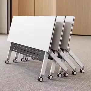 Foldable Table; Foldable Modern Rectangular Writing Desk