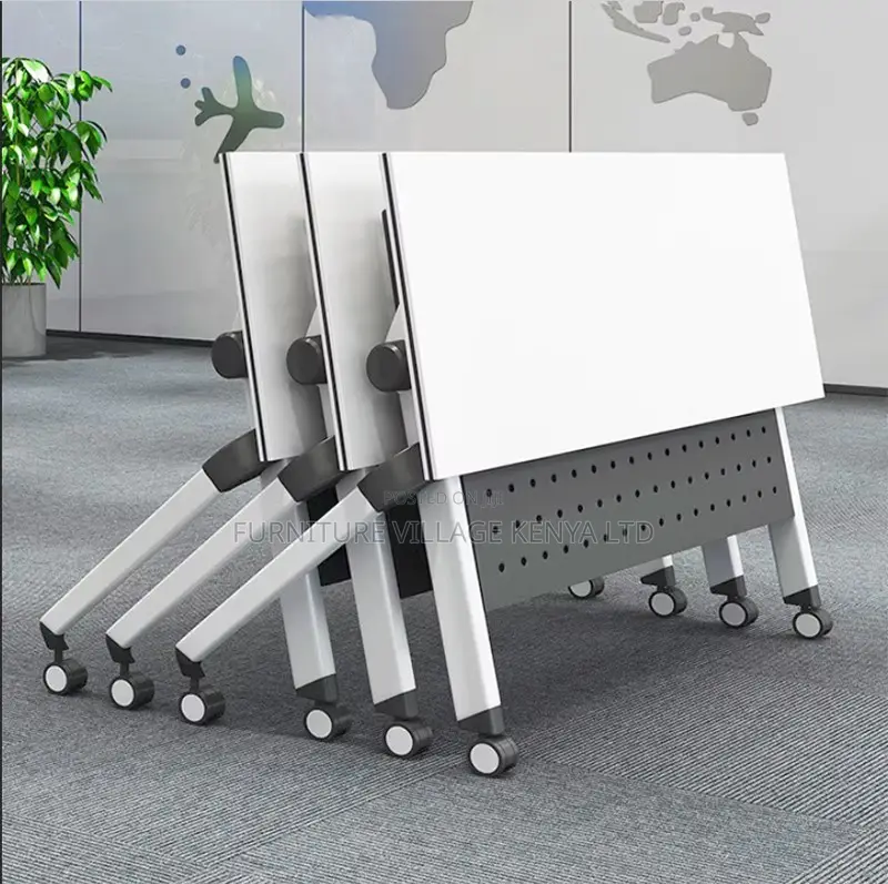 Foldable Table; Foldable Modern Rectangular Writing Desk