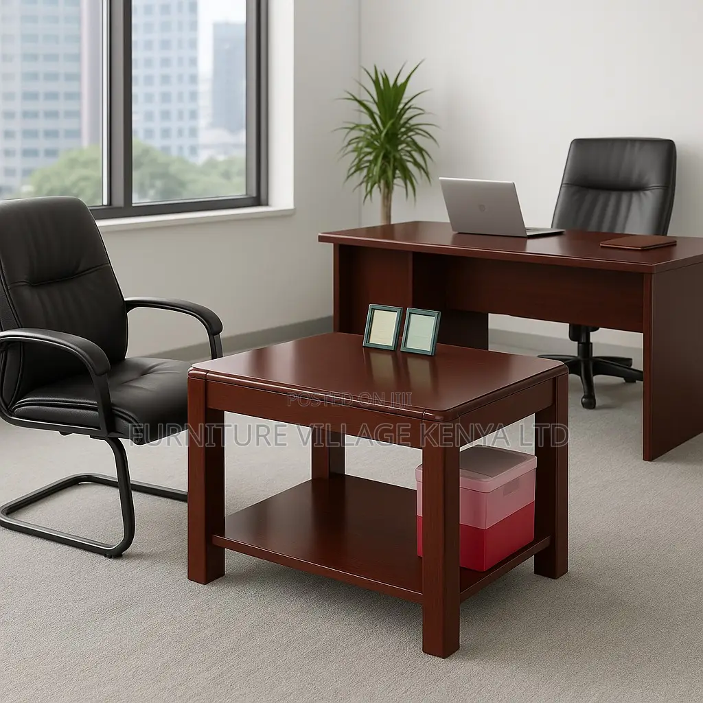 Coffee Table; 60 By 60 Modern Office Coffee Table