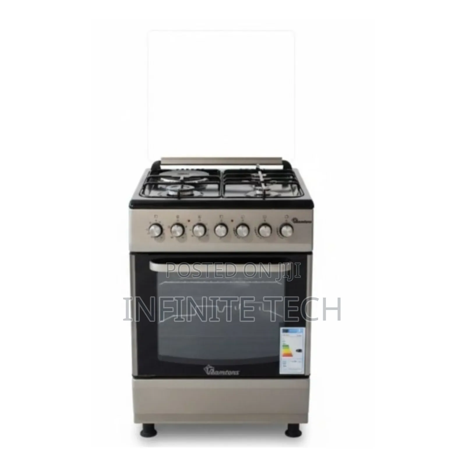 Ramtons ( Rc-806) 3g+1e 60x60 Silver Cooker