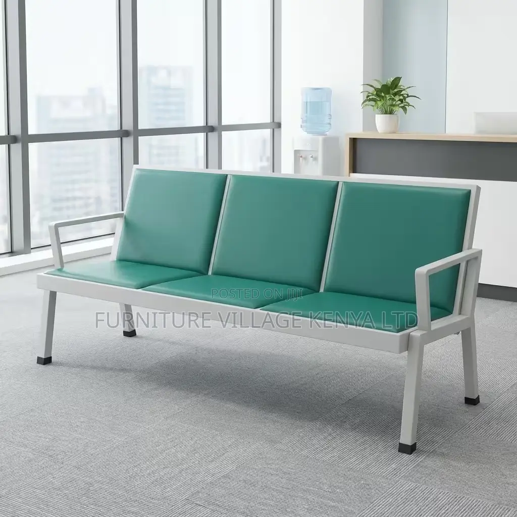 Waiting Bench 3-link Padded Reception Bench