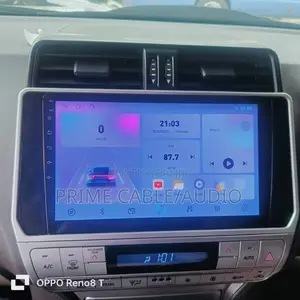 Toyota Land Cruiser J150 2017-2022 Fitted With 10 Inch Android Radio