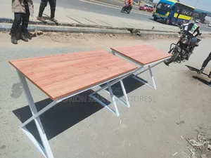 Unique Metallic Flame Office Table