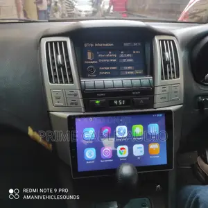 Toyota Harrier 2005-2013 Fitted With 9 Inch Android Radio Plus Frame